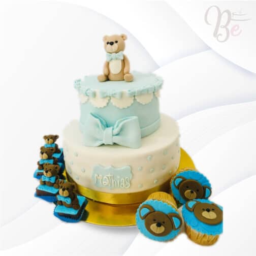 torta osito bautizo Tortas Personalizadas Bogotá