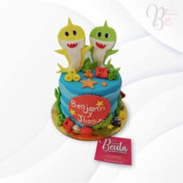 Torta babyshark 2 Tortas Personalizadas Bogotá