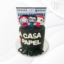 Torta casa de papel Tortas Personalizadas Bogotá