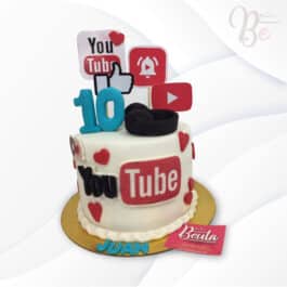Torta youtube Tortas Personalizadas Bogotá