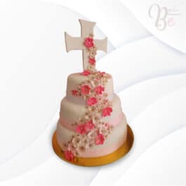 Torta cruz primera comunion Tortas Personalizadas Bogotá