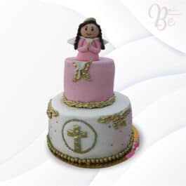 Torta primera comunion angel Tortas Personalizadas Bogotá