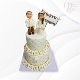 Torta primera comunion hermanos Tortas Personalizadas Bogotá